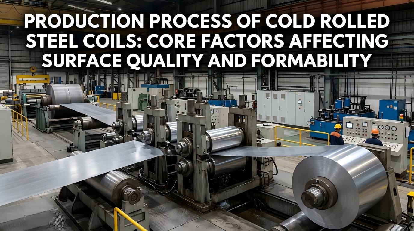 Processo de produção de bobinas de aço laminadas a frio: principais fatores que afetam a qualidade e a conformabilidade da superfície